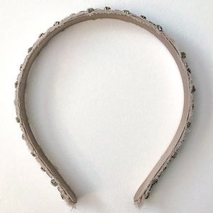 Jcrew Chiffon and rhinestone headband